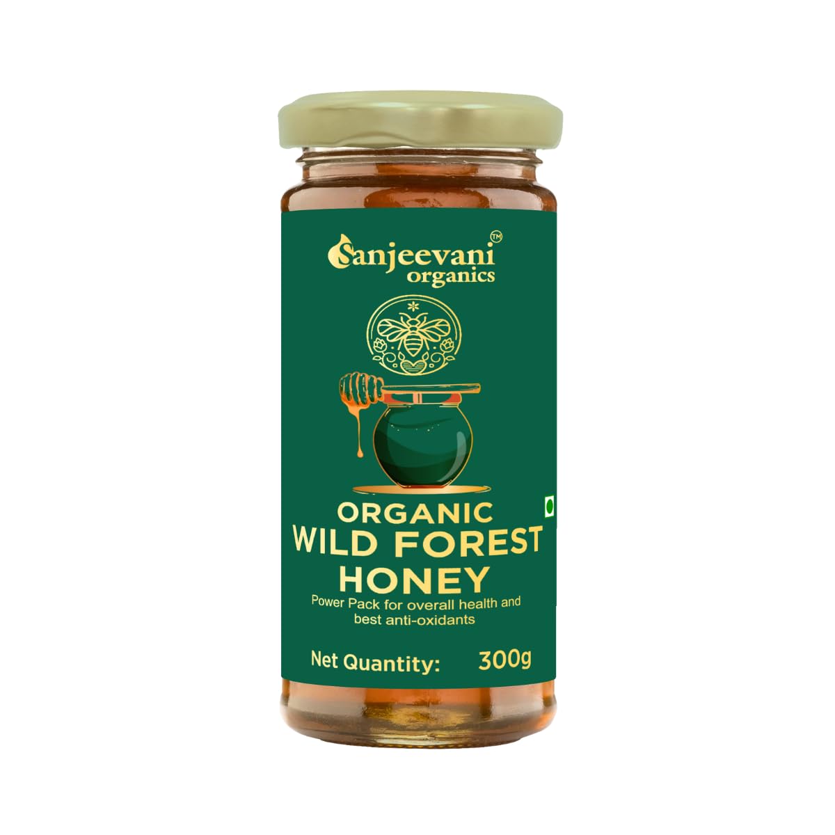 Sanjeevani Organics Wild Forest Raw Honey 300g | 100% Natural Unprocessed Honey | Organic Sudh Raw Honey | Multi Floral | No Added Sugar | Unpasteurized Honey | No preservatives | Wild Forest Sahad | No Artificial Color (B0D7LK27QB) Amazon Price History, Amazon Price Tracker