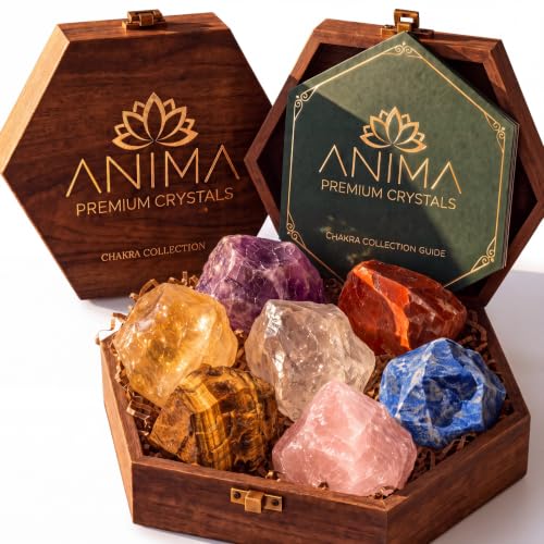 Anima® 7 Chakra Healing Crystals Set for Energy Alignment & Balance