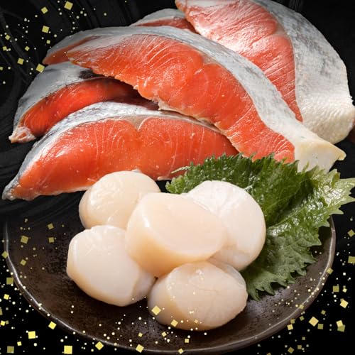 [北海道根室市] ほたて貝柱200g・甘塩紅鮭5切×6P B-70017[配送月(年明け含む)の指定は不可]