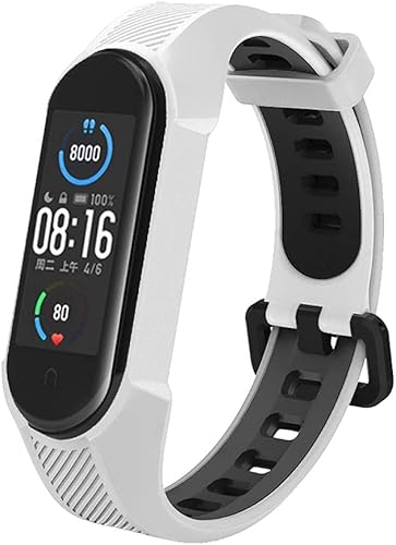 Miniatura 10 de Bandas de repuesto compatibles con Xiaomi Mi Band 6 BandXiaomi Mi Band 5 BandAmazfit Band 5 Band, Yuuol suave correa de muñeca deportiva ajustable