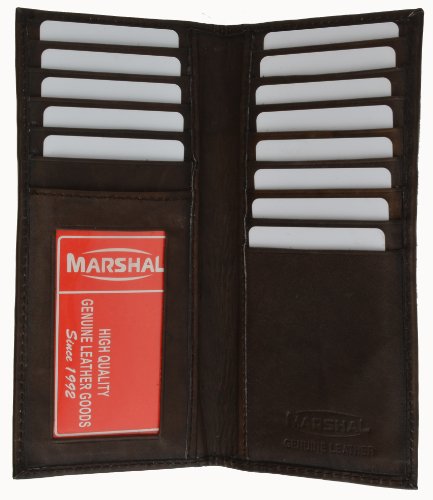 MARSHAL Ladies Bifold Checkbook Wallet and Credit card Holder with Id Window2