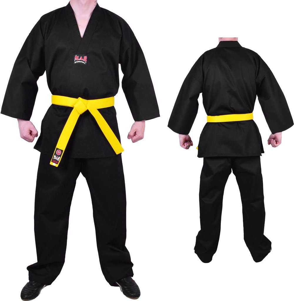 Buy MAR INTERNATIONALMAR Black Karate Gi, VNeck Student Uniform