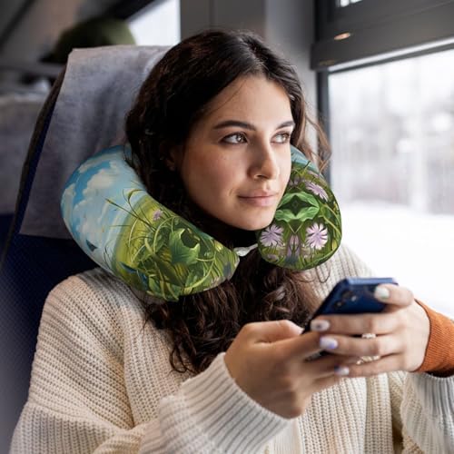 Almohada de espuma viscoelástica para cuello tamaño único miniatura 6