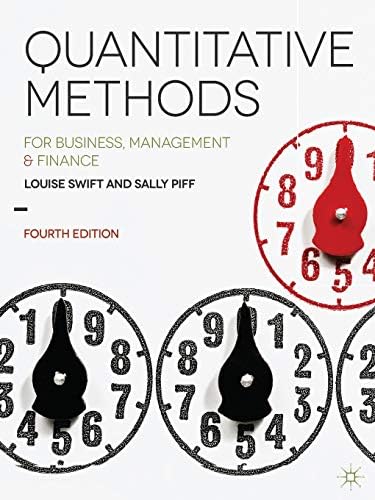 Quantitative Methods For Business Management And Finance Swift Louise Piff Sally Amazon Sg Books