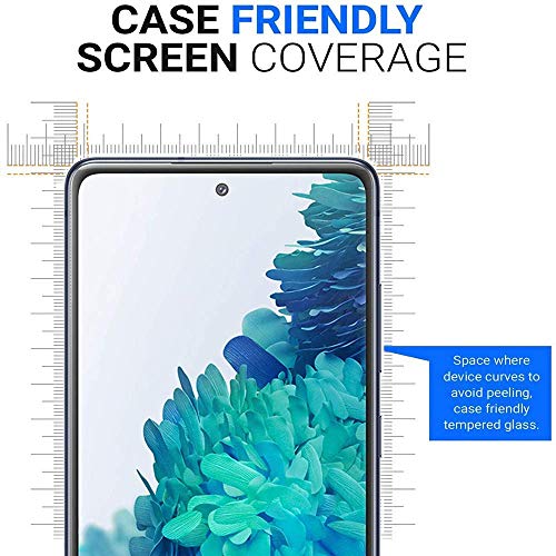 Image of Screen Protector for Samsung Galaxy S20 FE | Black Tempered Glass Edge-to-Edge 6D Screen Guard With Installation Kit
