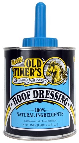 The Original Old Timer's Hoof Dressing Quality Horse Care Products Natural Ingredients Prevents Cracking and Splitting