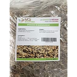 Maceteros Mgi MGI DEVELOPPEMENT Esphagnum de Madagascar 500GR - sustrato vegetal para cultivos fuera del suelo (500 GR)