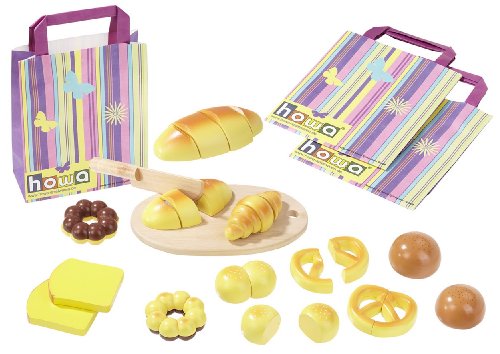 Preisvergleich Produktbild Howa Kaufladenzubehör Backwaren aus Holz 4859