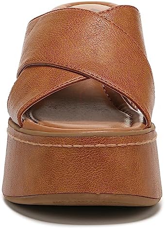 ZODIAC Womens Nessa Flower Wedge Slides Caramel Brown 9.5 M | Image 2