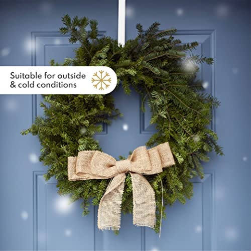 volila Door Wreath Hanger for Front Door 38cm/15in, Christmas Wreath Hanger - Image 4