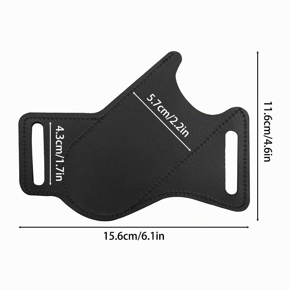 Fodero per coltello pieghevole, custodia per coltello in pelle Fondina per coltello tascabile EDC con passante per cintura per campeggio, escursionismo, alpinismo, avventura all'aria aperta