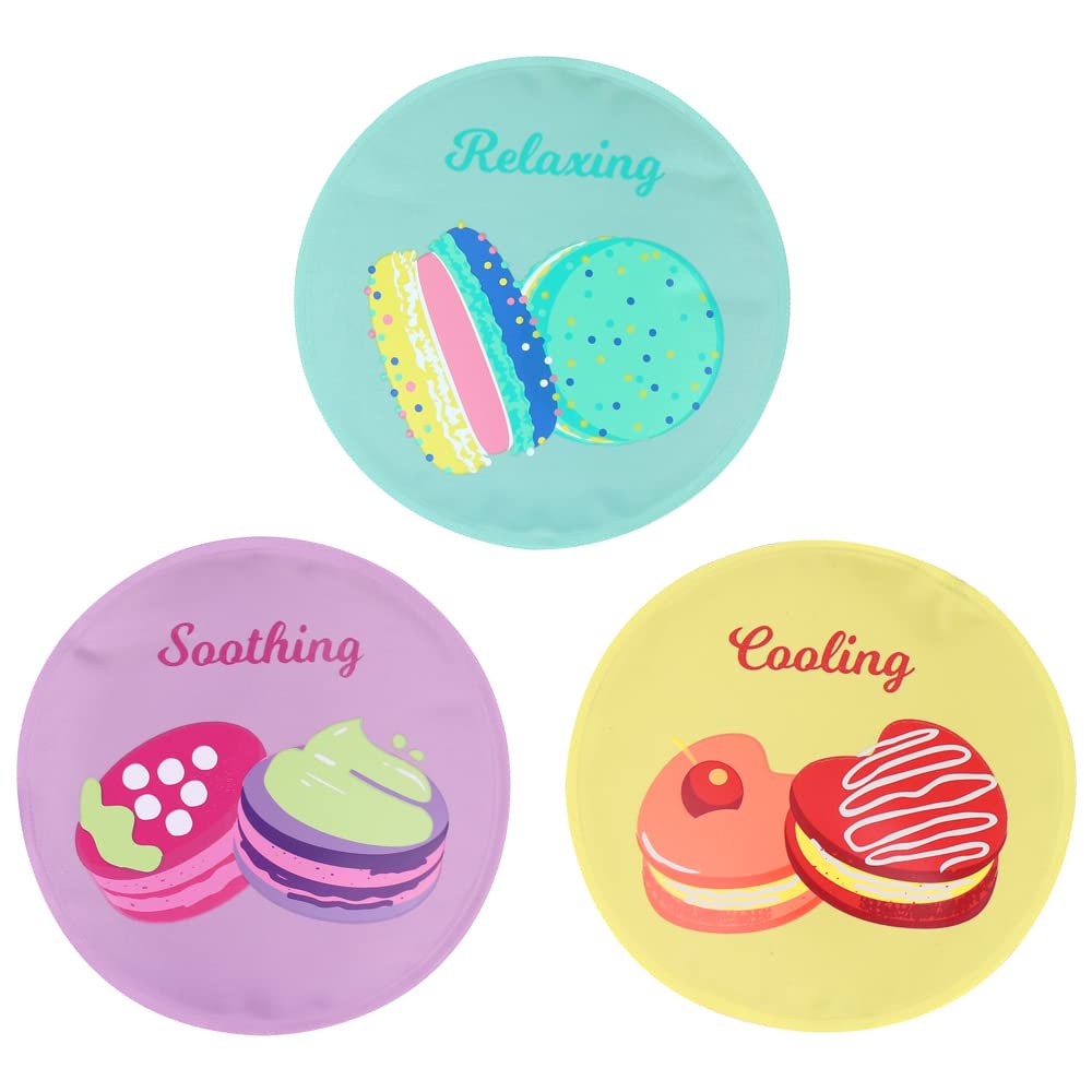 Hilph Kids Ice Pack for Boo Boos, 3 Durable & Washable Toddler Hot Cold Packs for Kids Injuries Reusable, Cute Gel Ice Pack for Children Pain Relief, Swelling, Bruise, Fever