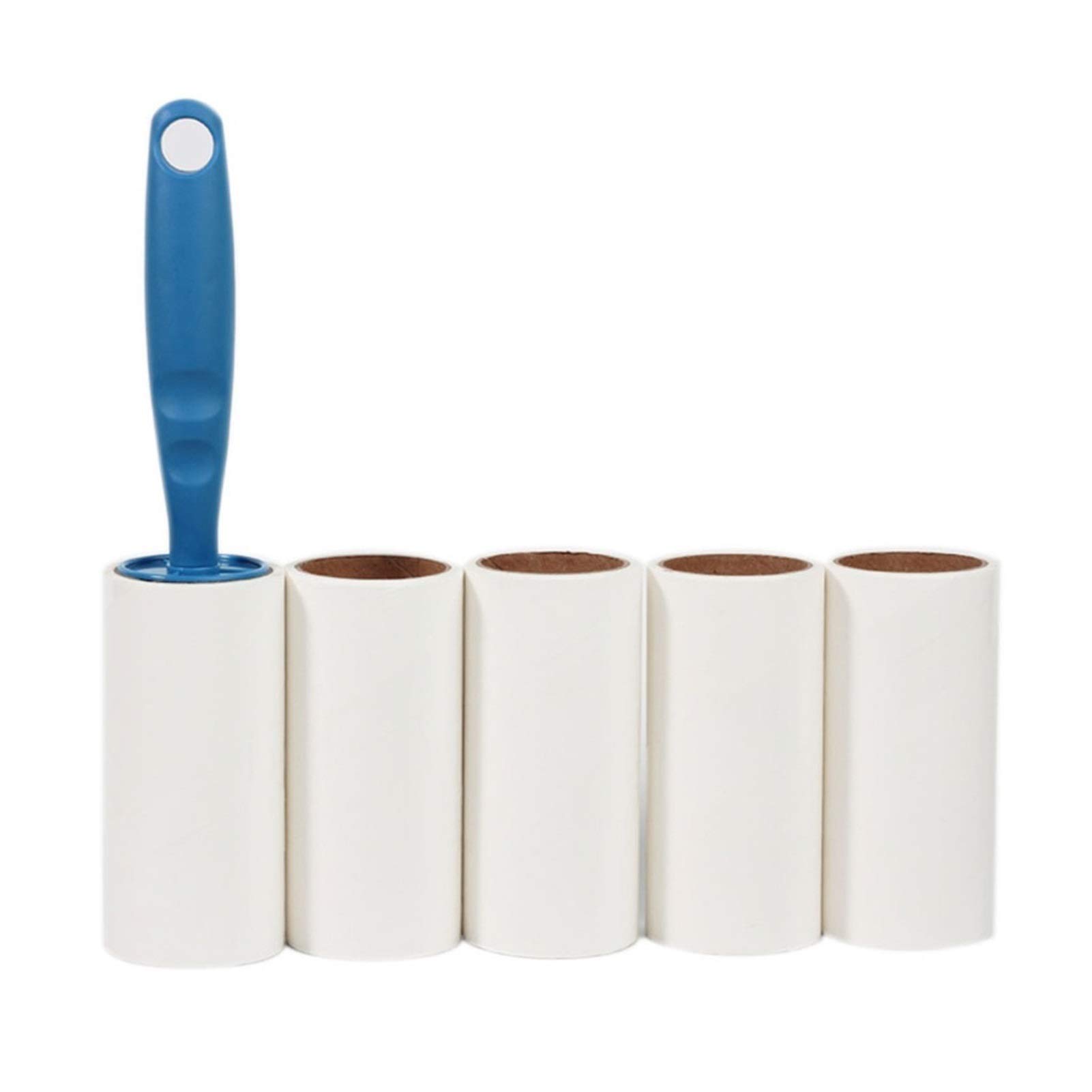 5 Stück klebrige Papierroller, super klebrige Kleidung, Fusselentferner, Sofa, Vorhang, Stoff, Tierhaare, Staub, Fusselentferner, Roller