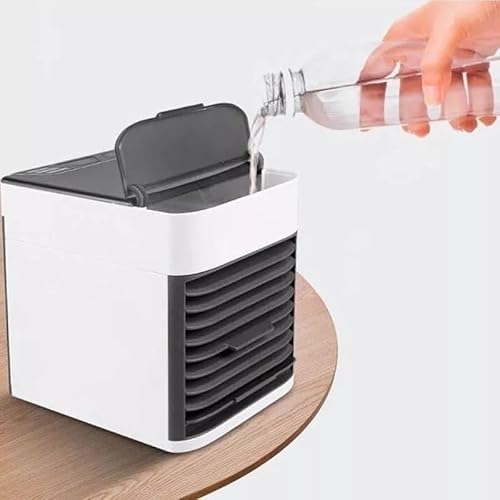 Mini ar condicionado refrigerador portátil USB climatizador mesa escritório
