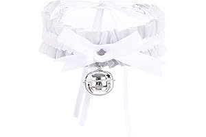 Black Punk Choker Charm Stretch Necklace Set