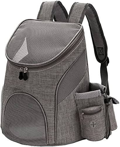 IFIKK Sac à Dos Chien Chat Sac de Transport de Voyage Sac à Dos de Transporteur Pliable Double épaule Sac Kangourou Chien Ventral Poitrine Respirant et Pliable pour Chiot Chat Petit Chien Cover