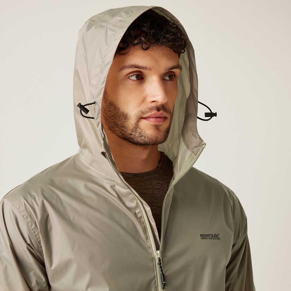 Regatta Herren Pack It III wasserdicht Jacke und Tasche atmungsaktiv packbar Raincoat – Bild 3