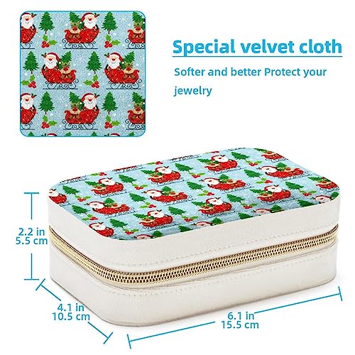 Boîte à bijoux portable Père Noël pour ne plus perdre vos petits bijoux