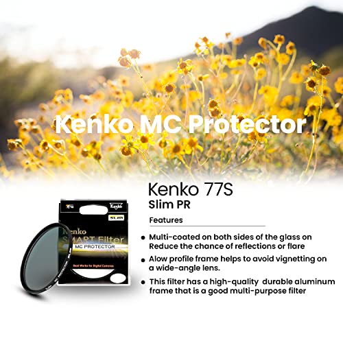 Filtre 77 mm Kenko Smart MC Protector Slim en verre de haute précision