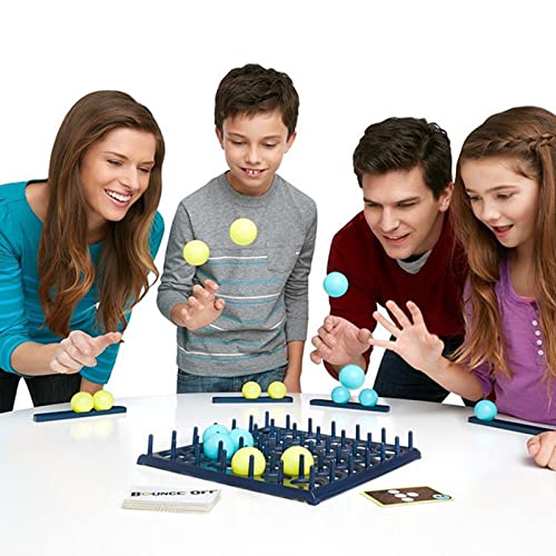 DAWRIS Bounce Off Game, Bouncing Ball Tischspiel,Bounce Off Game Desktop-Hüpfbal Brettspiele Bouncing Ball Brettspiel Family and Party Desktop Bouncing Toy für Kinder, Familie und Party