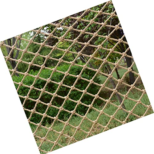 Safety Nets Safety Nets Balcony Stairs Fall Prevention Nets Garden Playground Decoration Nets Hemp Rope Retro Bars Ceiling Nets Hammocks Swings Clothes Animal Protection Nets(1x4m)