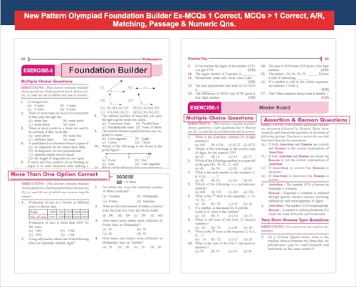 Image of Disha New Syllabus Foundation Course in Mathematics Class 6 for JEE / Olympiad Exams 5th Edition | New NCERT Concepts | Advance Problem Solving Skills for Class 6