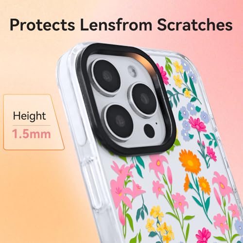 ChiCsFleur for iPhone 17 Case - Camera Protection Colorful Bloom Collage - image 2