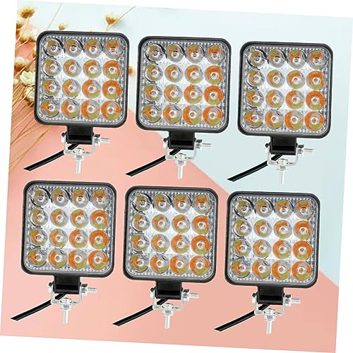 Anneome 6Pcs Lâmpada De Carro Auto Luzes LED Luz De Cúpula De Carro Luz De Carro Suv