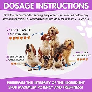 Hemp Calming Chews for Dogs, 150 Soft Dog Calming Treats, Dog Calming Treats with Hemp Oil, Dog Anxiety Relief, Storms, Separation, Barking, Stress Relief for All Breeds & Sizes – Chicken Flavored