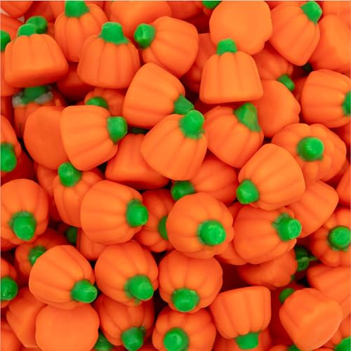 Mellowcreme Pumpkins | Bulk 3-Pound Bag | Classic Halloween Candy | Old Fashioned Fall Candy for Parties, Holiday Baking, Autumn Decorations and Event Displays