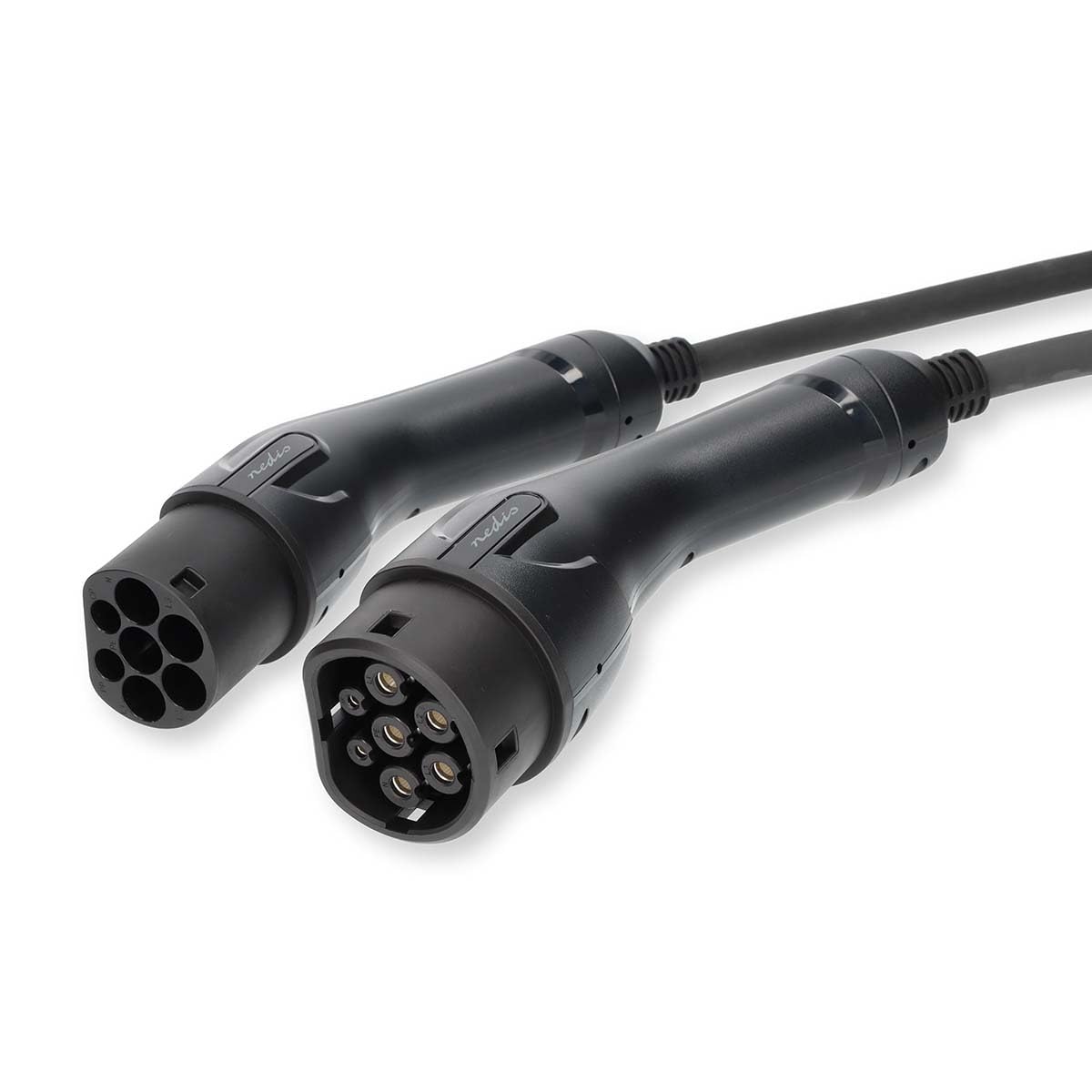 Nedis Kabel do pojazdów elektrycznych - Cable Type 2-16 A - 22000 W - 3-fazowy - 5,00 m - czarny - opakowanie kartonowe