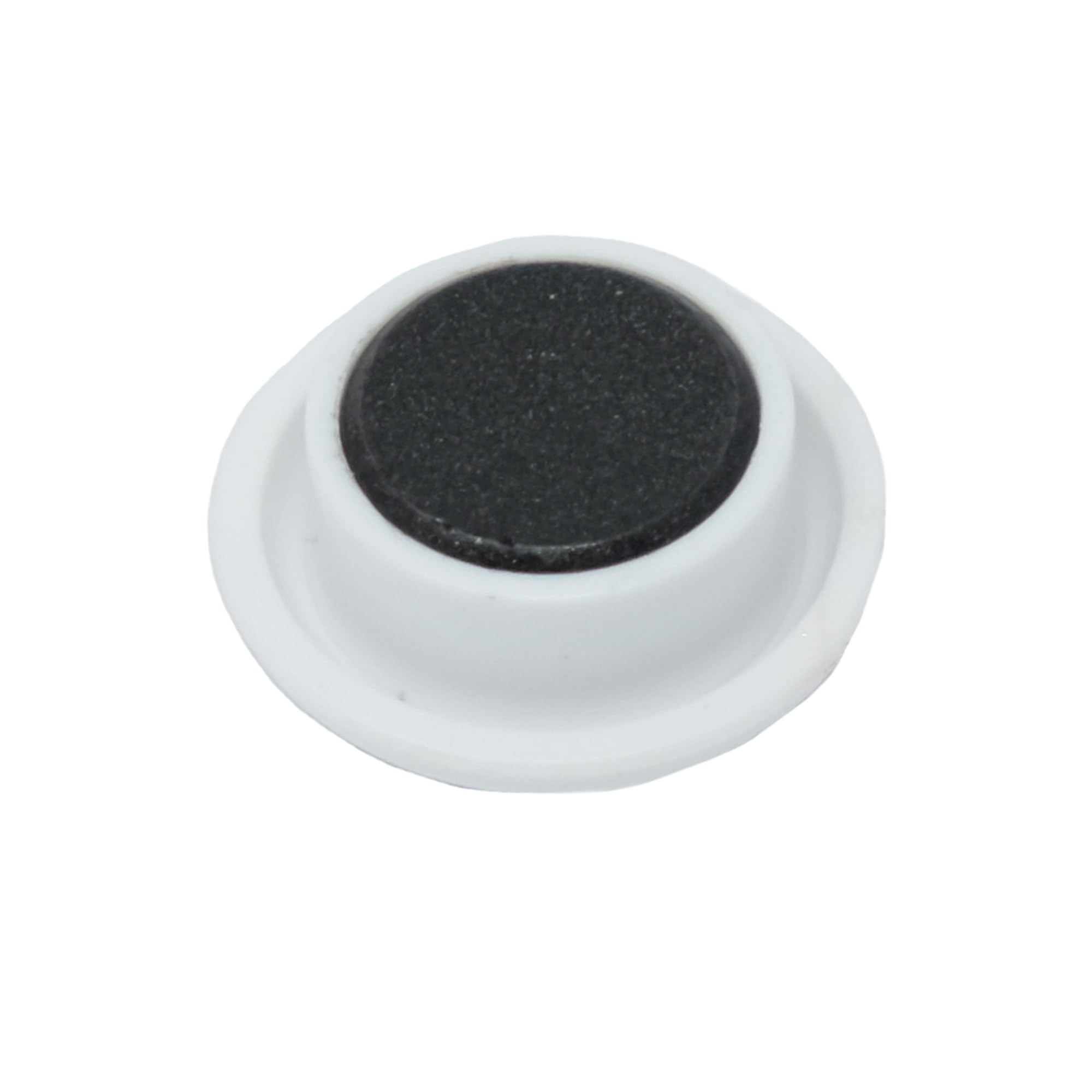 Grandes Imanes de Oficina de Planificación Blanca para Refrigerador, Pizarra, Tablero de Anuncios, Archivador - 40mm de Diámetro x 8mm de Altura - Paquete de 120