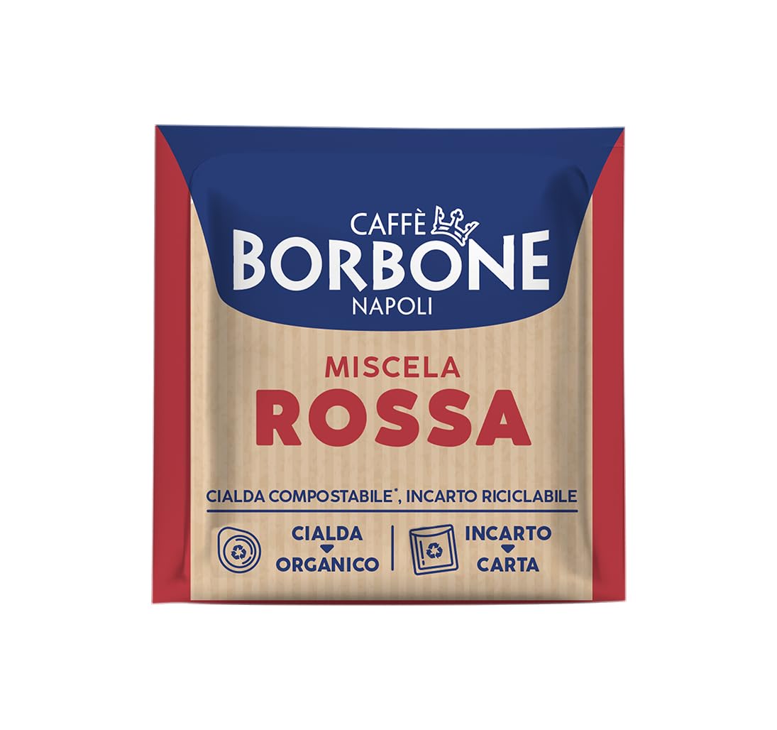 Caffè Borbone Cialda Compostabile, Miscela Rossa - 150 Cialde - Sistema ESE