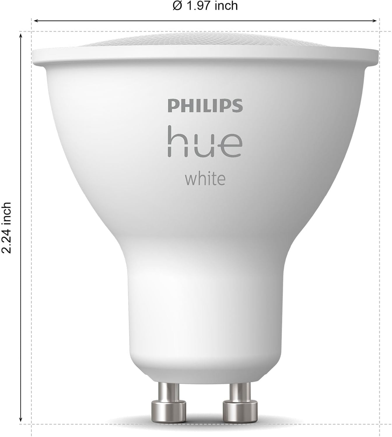 Amazon.co.jp : Philips Hue Smart 60W GU10 LED電球 - ホワイトライト