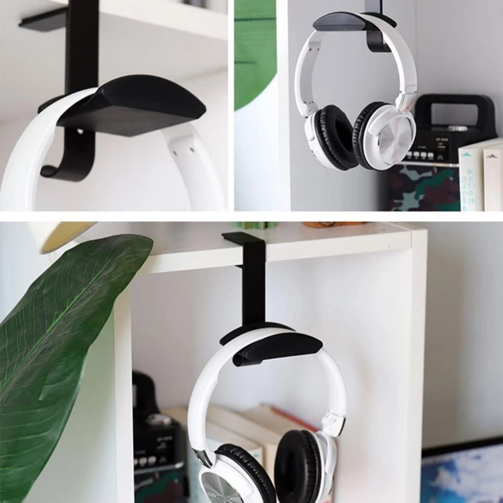 MRKU Supporto per Cuffie, Gancio per Cuffie, Supporto da scrivania Universale, Staffa da Gioco, Supporto per Display salvaspazio