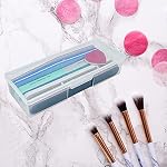Lokyango Clear Manicure Tool Box, Personal Nail Box Storage Case for Organizing, Plastic Nail Tool Box for Manicure Pedicure Kit (4pcs)