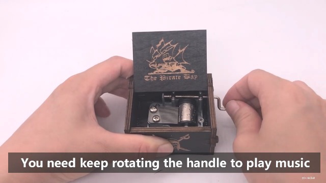 Amazon.com: Youtang Pirates of The Caribbean Music Box Hand Crank