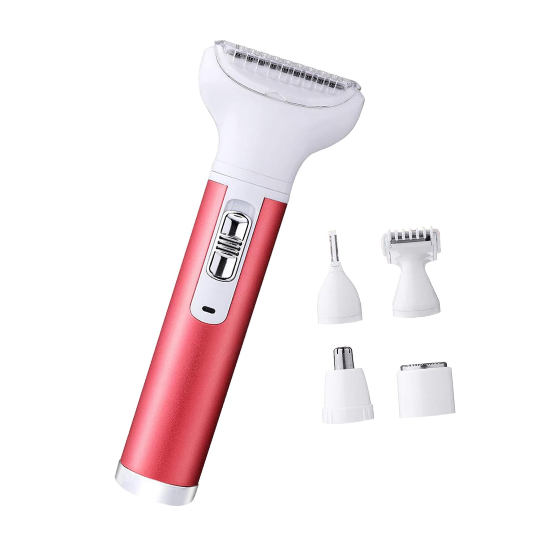 Gatuida Afeitadora Eléctrica Diseño Ergonómico Recortadora Facial y Corporal de Aleación de Aluminio y Acero Inoxidable para Mujer para Cejas y Vello Corporal