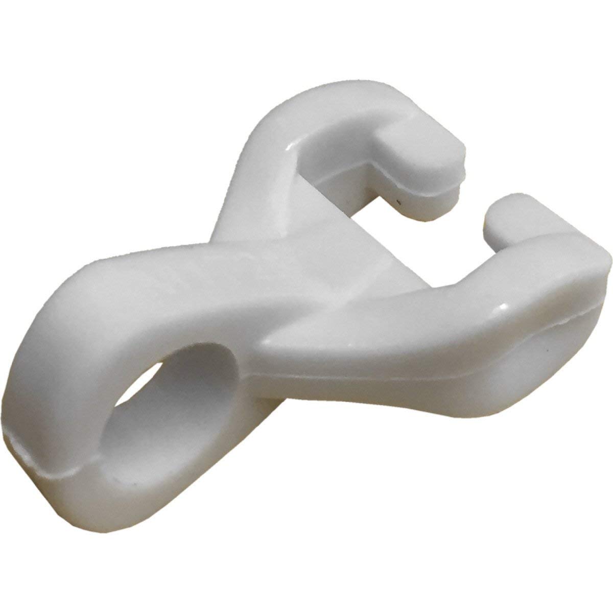 Fort Fasteners 5 Gliders White Curtain Rail Gliders To Fit Swish Twinglide Nylonglide Track White Mini 5 Gliders