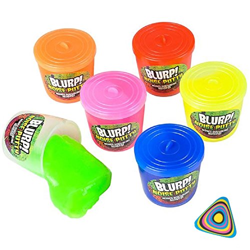 12 Pack Noise Putty Blurp  - Party Favors, Stocking Stuffers, Party Supplies, Prizes, Treasure Boxes
