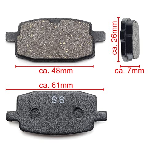 Vervanging remblokken remblokken remblokken scooter scooter (type S17 (BT49 QMA QMB GY6)) - Image 3