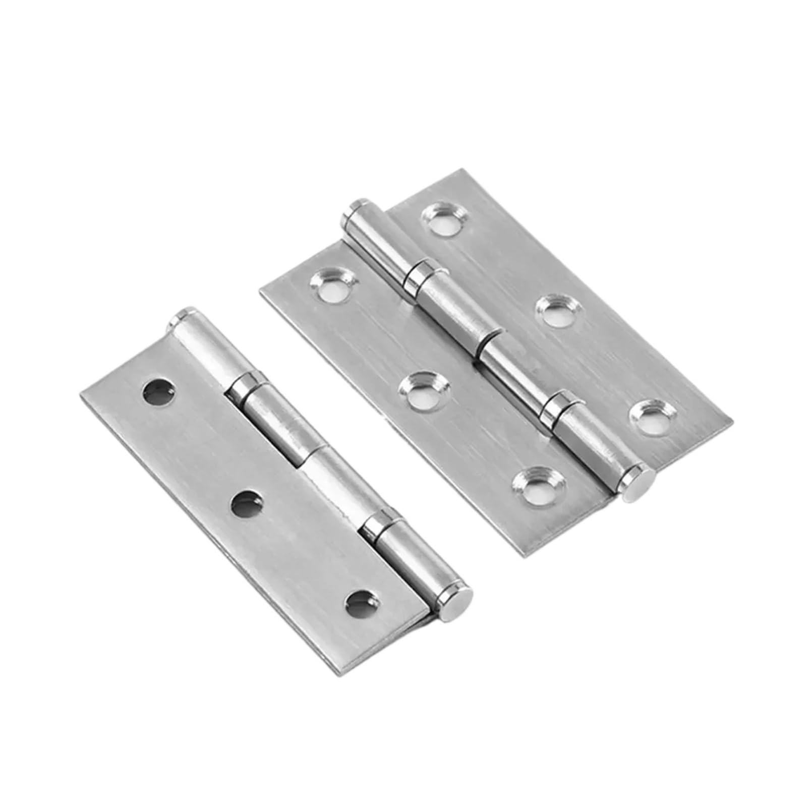 Ujzgbxqvshm 3 Inch Folding Door Hinge,2Pcs Stainless Steel Cabinet Windows Wooden Box Cross Hinges Window Accessories(3 Inch)
