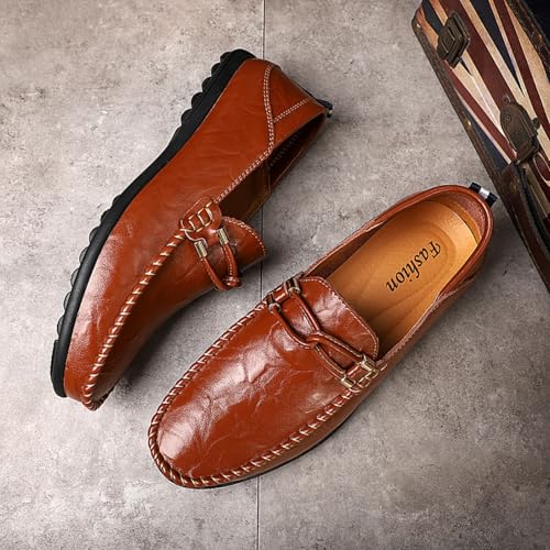 Mens Casual Slipon Shoes Soft Penny Loafers Breathable Non-Slip Suitable for Daily Business and Outdoor2