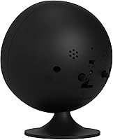 Vista 7 de NEWGATE® Reloj despertador Spheric Diseño retro icónico de cúpula Acabado de goma suave negro Ideal para mesita de noche, escritorio o estante