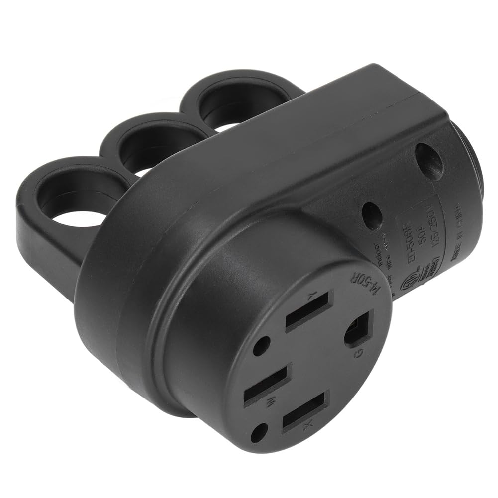 Conector Hembra para RV de 50A Solución contra Desgaste de Cables