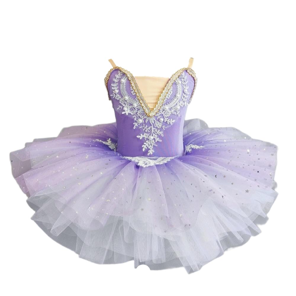 JJDFW Księżniczka Odzież Dziecięca Odzież Dziecięca Balet Tutu Trykoty Dziewczęce Sukienka Dancewear Scena Performance Kostiumy Wróżka