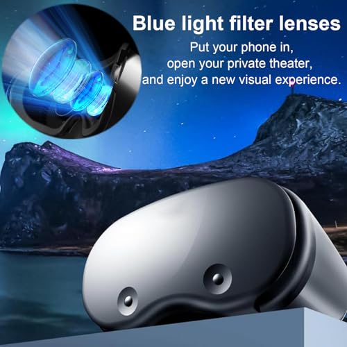 Adjustable 3D VR Headset with Controller for Phones 5-7 - Image 3