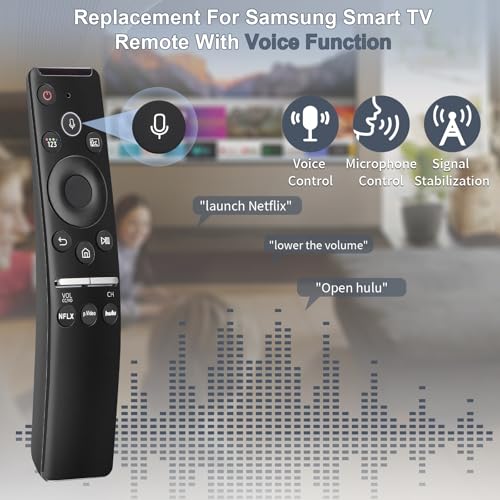 Image of for Samsung-Smart-TV-Remote, Only Replacement for Samsung Smart TVs with Voice Control