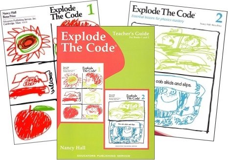 Explode the Code SET-Books 1 and 2 with Teacher: Nancy Hall: Amazon.com ...