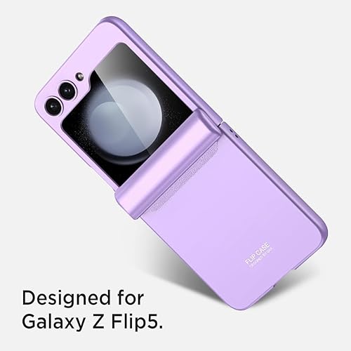 Miniatura 2 de Miimall Funda para Samsung Galaxy Flip 5, Protector de pantalla transparente integrado, delgado, plegable, gratuito, grado militar, anticaídas, a